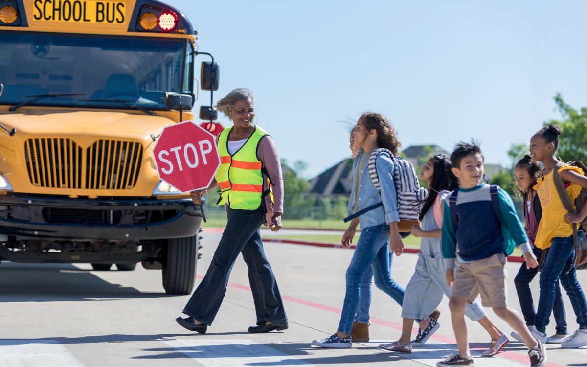 Safety officer reviewing transportation records